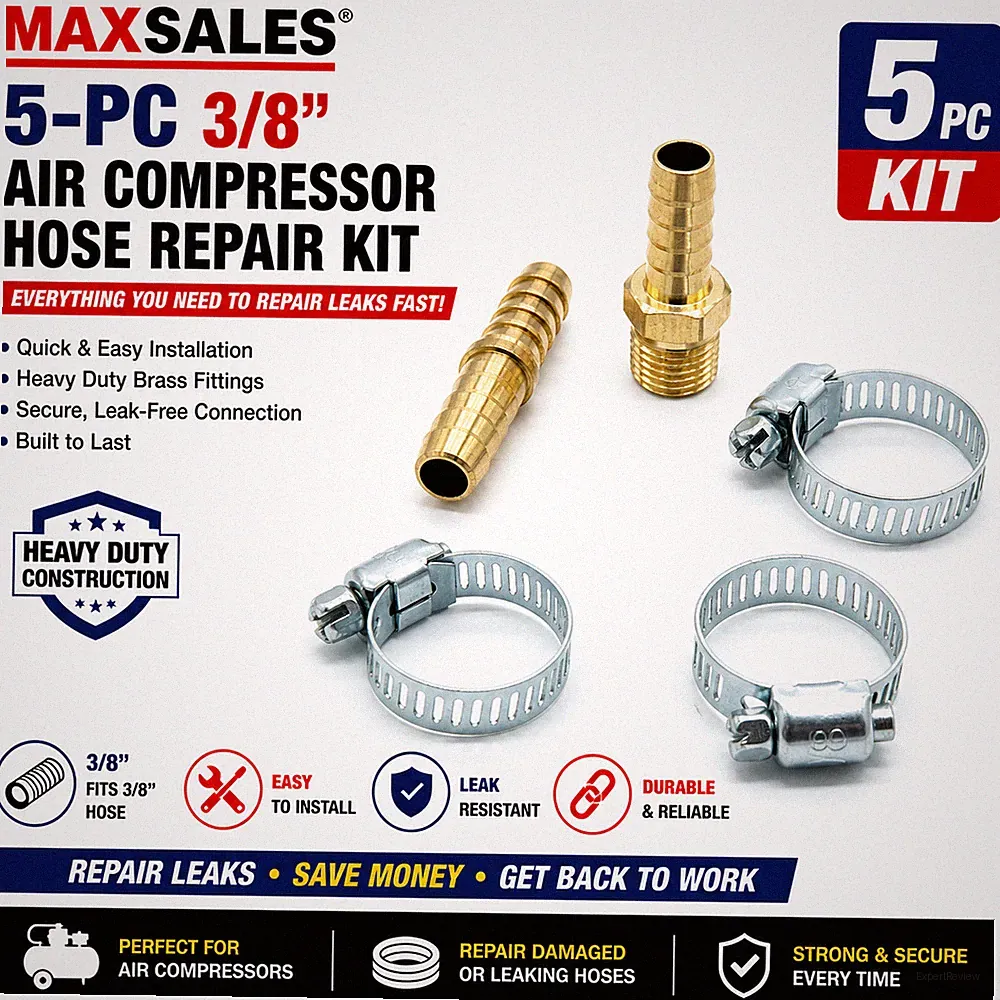 5pc 3/8" Air Compressor Hose Repair Kit