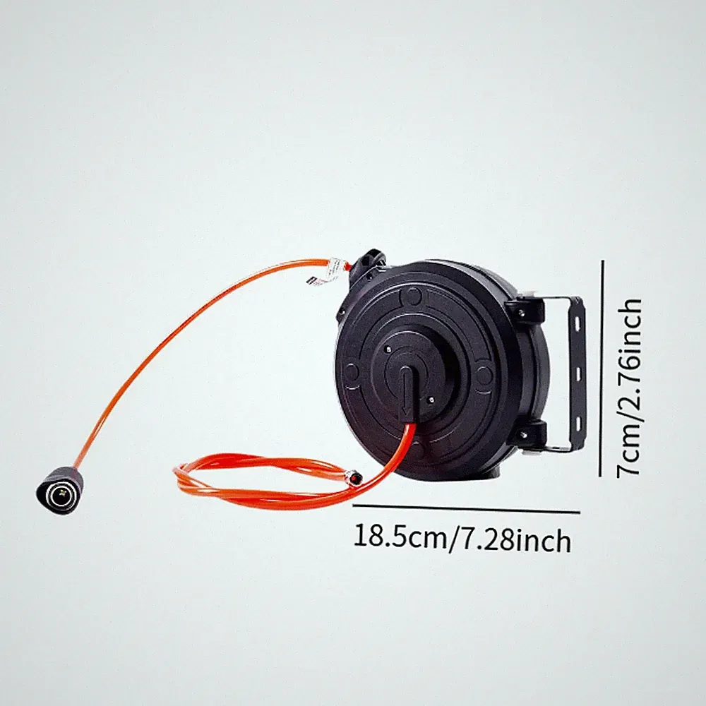 Automatic Retractable Air Hose Reel Air Compressor Hose Reel with Positioning Ba