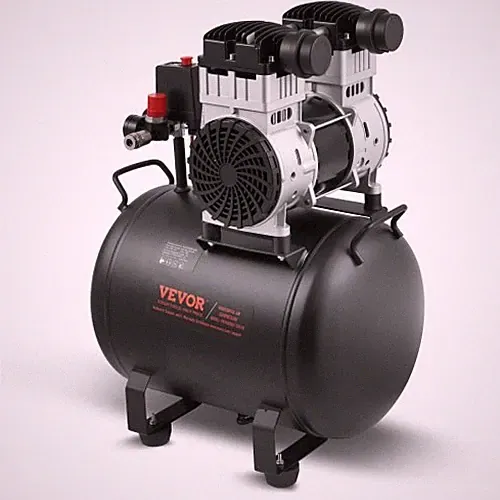 HOT/ Air Compressor,10 Gallon Steel Tank,2HP 5.3 CFM@90 PSI Oil Free Air Compre