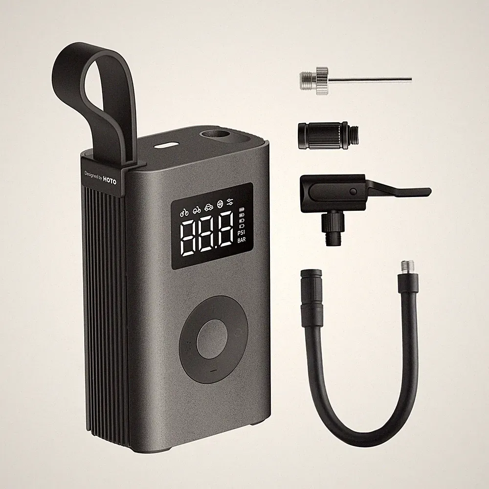 HOTO Air Pump ADV, Tire Inflator Portable Air Compressor with Digital Pressur...