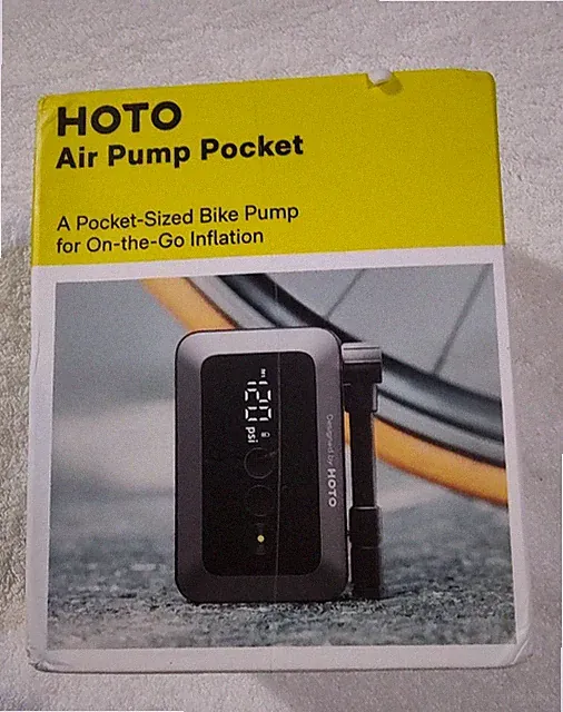 Hoto Air Pump Pocket Bike Pump on the Go