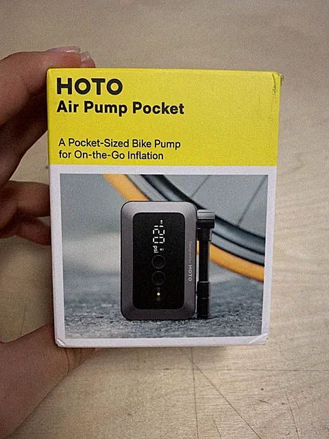 Hoto Air Pump Pocket Bike Pump on the Go QWCQA002 NEW