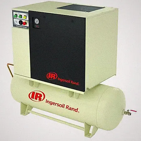 Ingersoll-Rand Up6-7.5-125/80-230-3 Rotary Screw Air Compressor, 7 1/2Hp, Horz