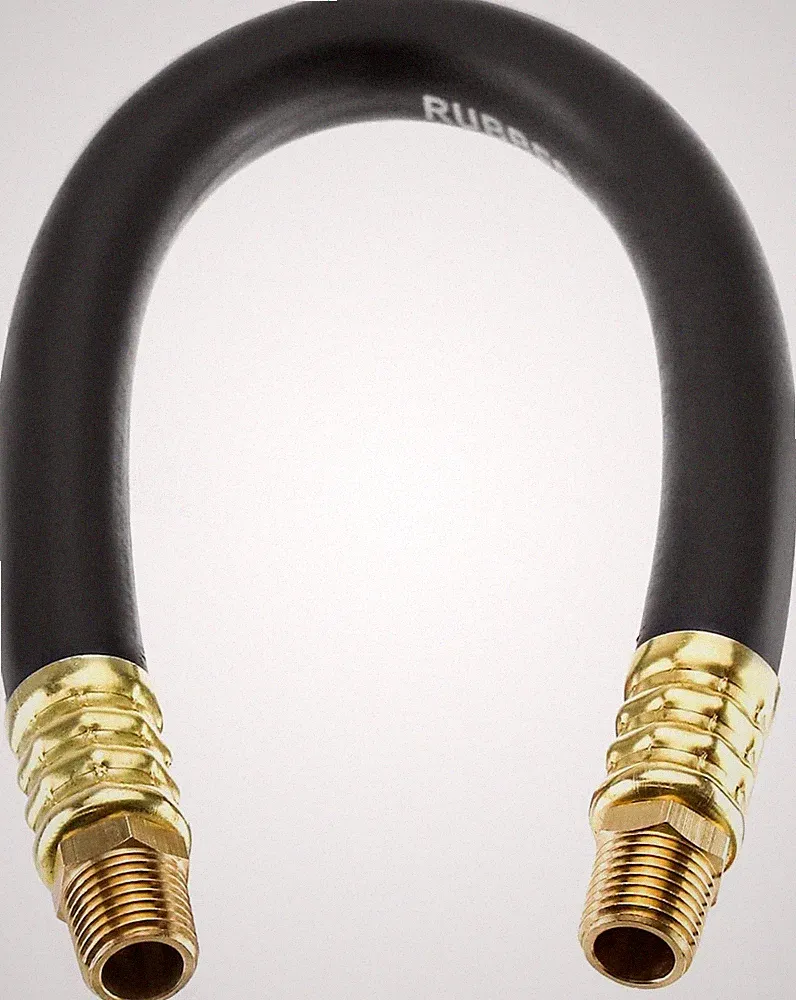 QWORK Air Compressor Hose, 3/8" X 15" Air Hose, 300 PSI Max Working Pressure