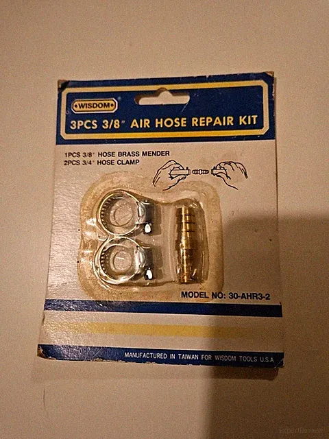 Wisdom 3 Piece 3/8" Air Hose Repair Kit